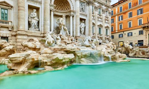 Fountain di Trevi in Rome, Italy